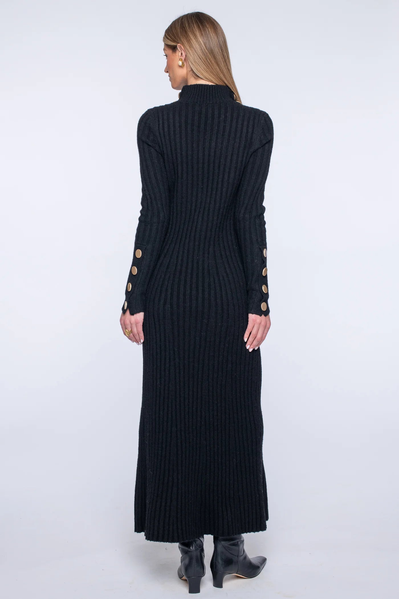Elizabeth James Stevie Sweater Dress | Black