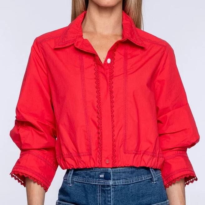 Elizabeth James Carter Top | Red Apple
