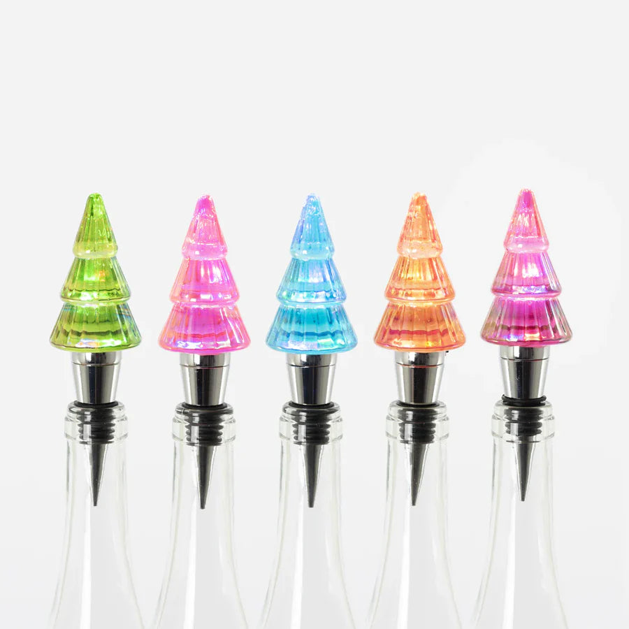 Lit Tree Shape Bottle Stopper - 5 Colors