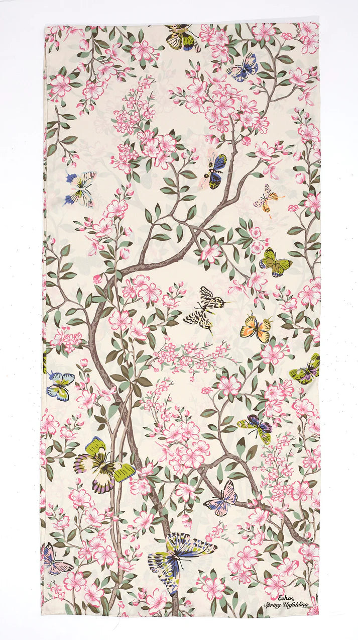 Echo Designs Spring Unfolding Oblong - (cream or sky blue)