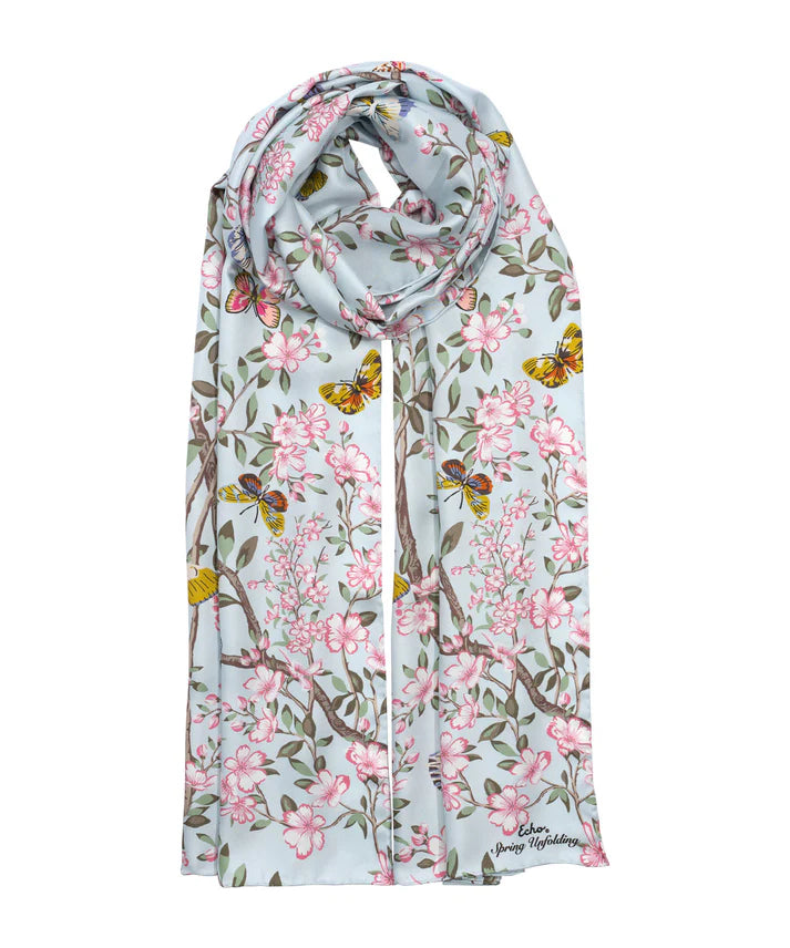 Echo Designs Spring Unfolding Oblong - (cream or sky blue)