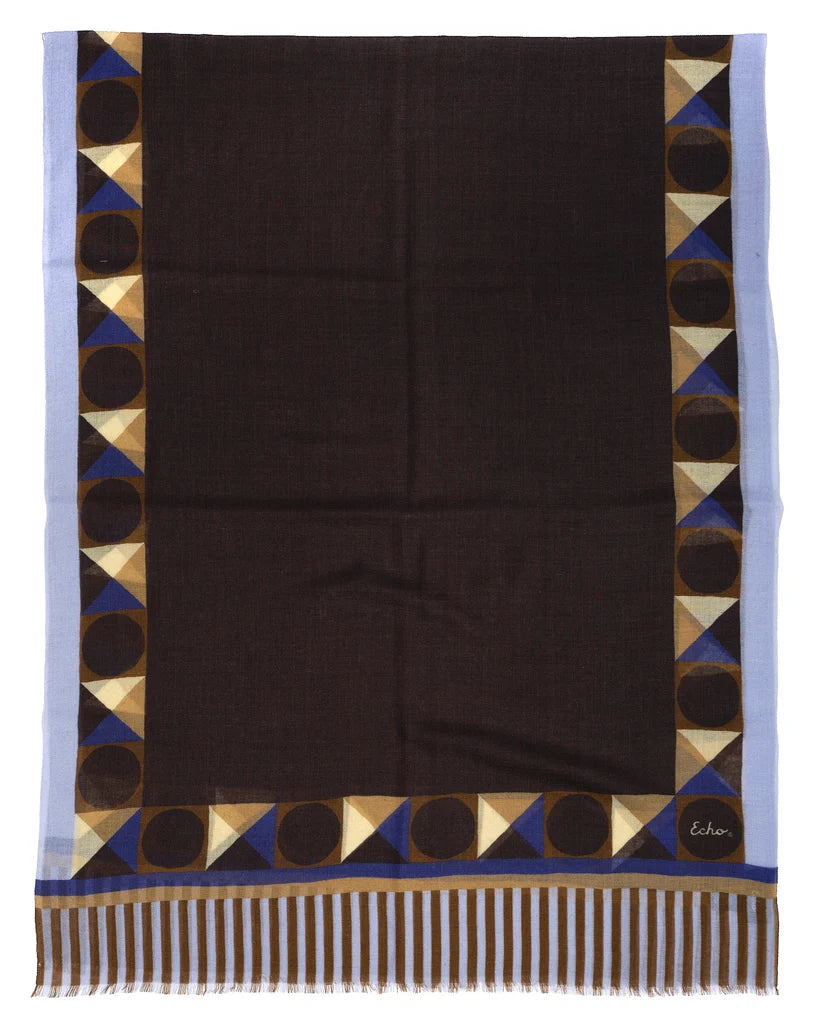 Modernist Geo Wrap | Black