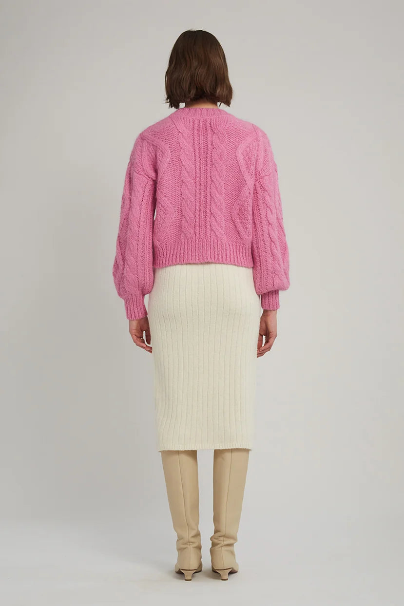 Eleven Six Tara Cardi | Taffy Pink
