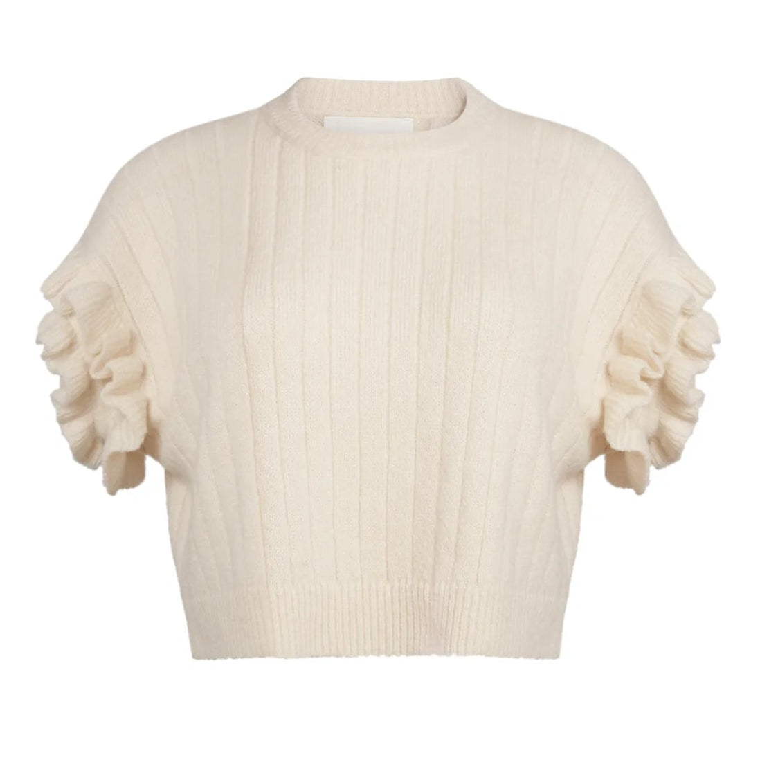 Tanya Ruffle Tank - Ivory