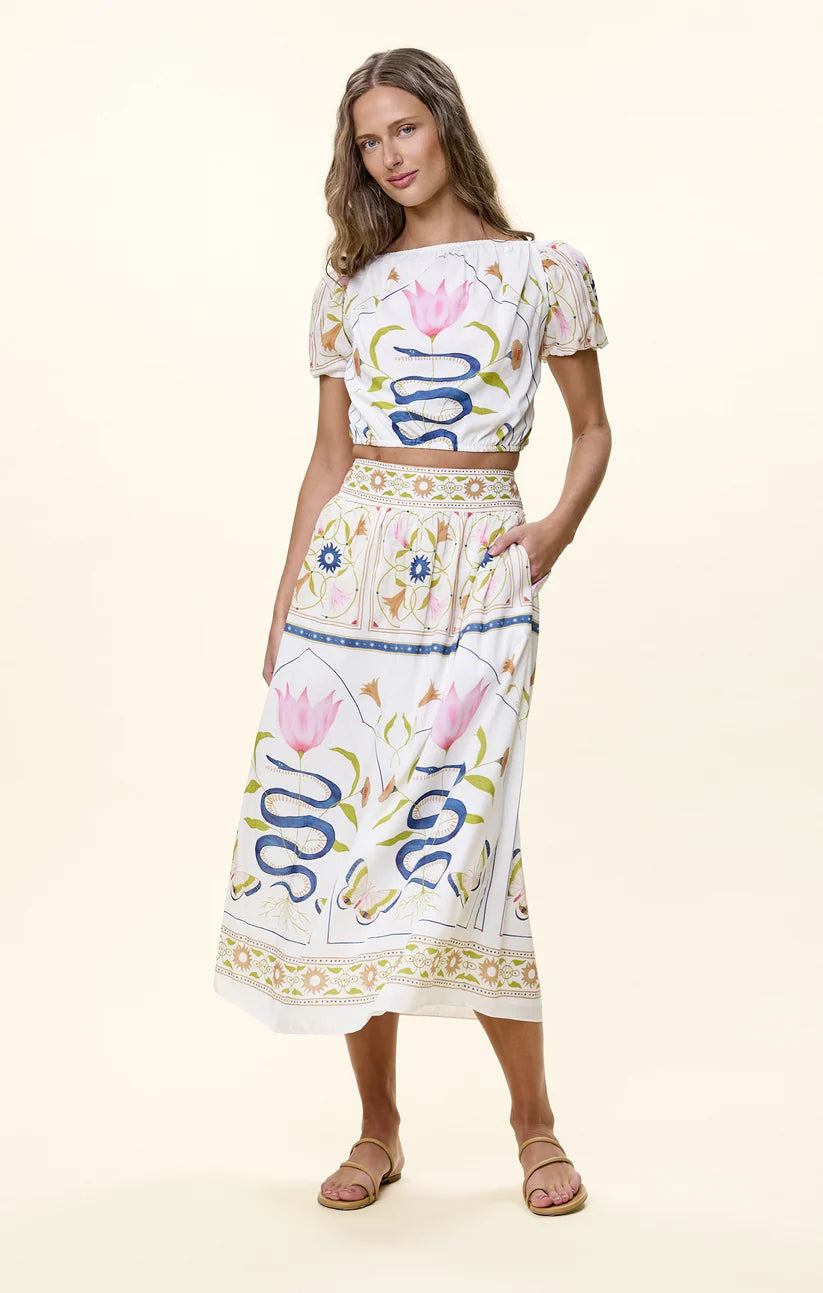 Cleobella Elliott Maxi Skirt - Montecito Print