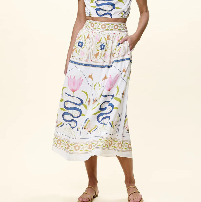 Cleobella Elliott Maxi Skirt - Montecito Print