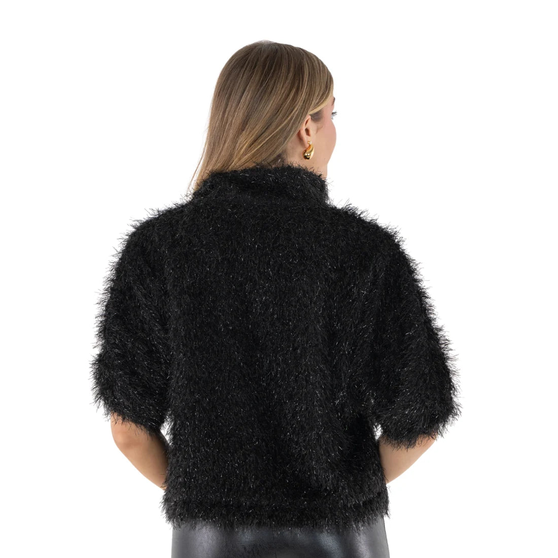 Emily McCarthy Estelle Top - Black Tie