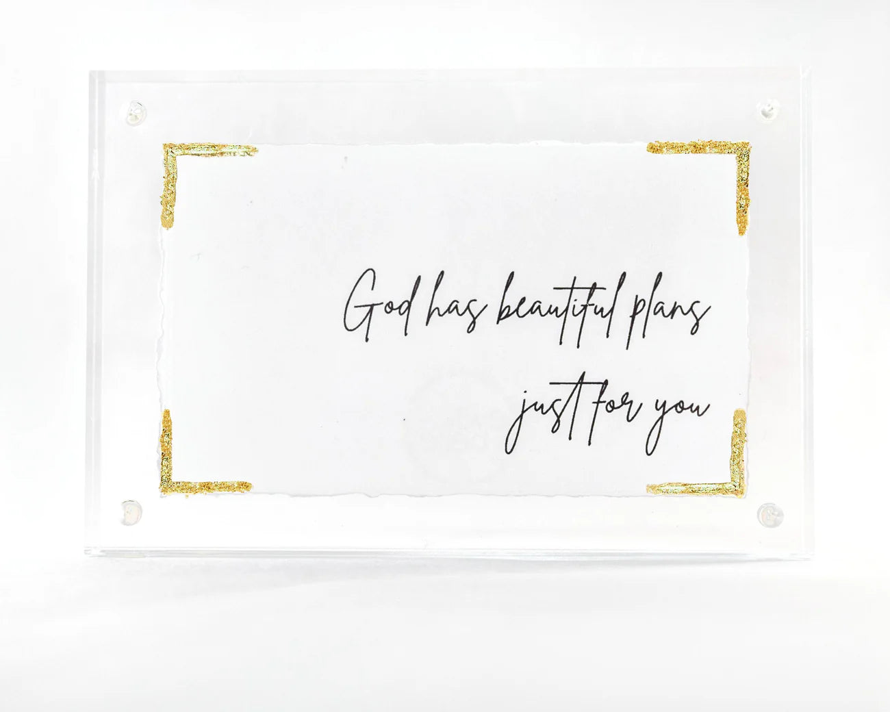 Scriptures in Acrylic Frames - 4x6 (multiple variants)