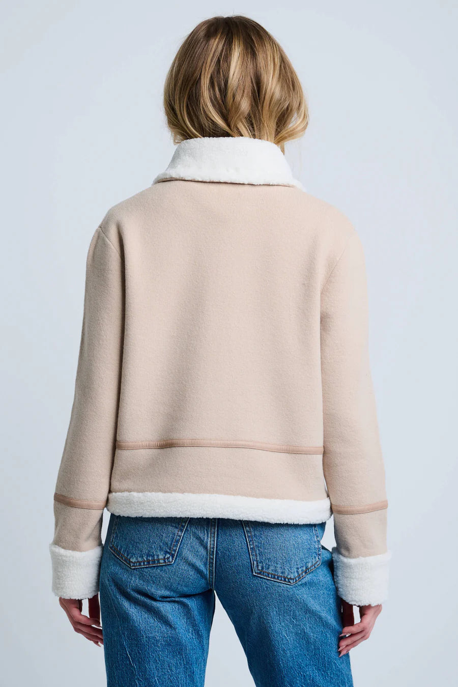 Lisa Todd The Moto Jacket - Latte/Winter