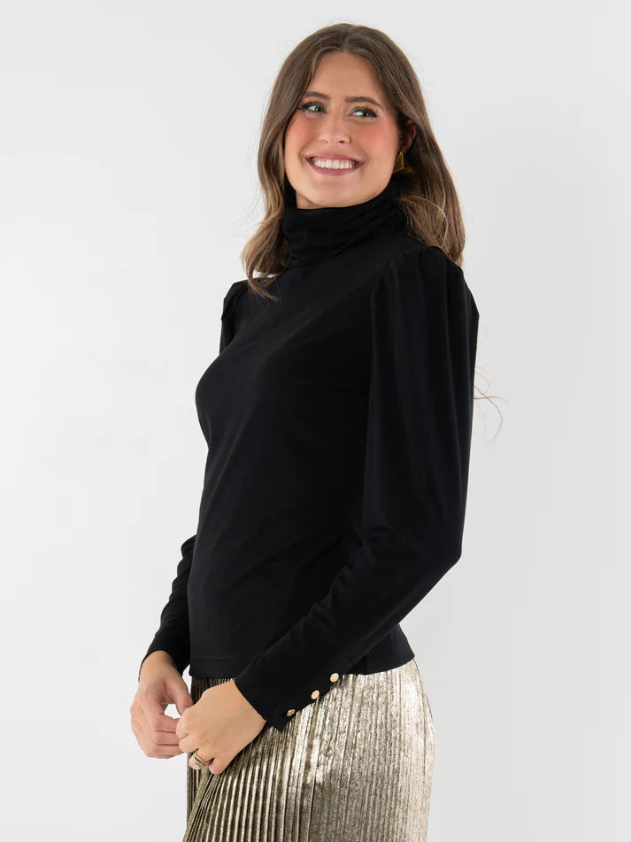 Emily McCarthy Tessa Turtleneck - Black
