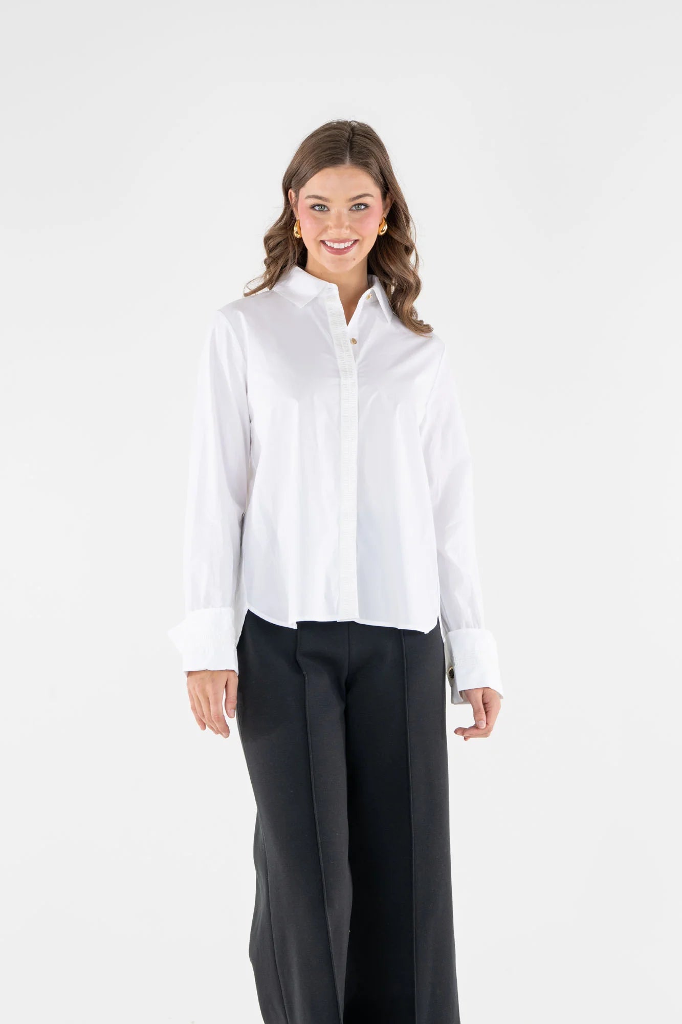 Emily McCarthy Classic Oxford - White