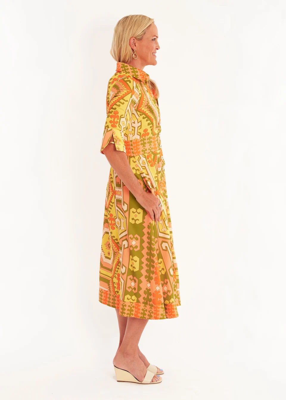 CK Bradley Monaco Dress - Kilim Squash