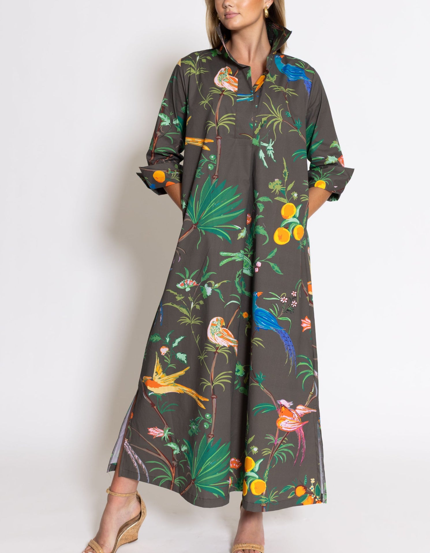House of MBR Ruthie Shirt Dress | Feather Frolic