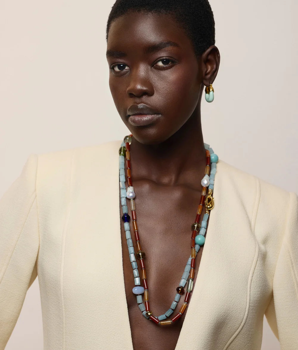 Lizzie Fortunato Circo Necklace in Stone Fruit