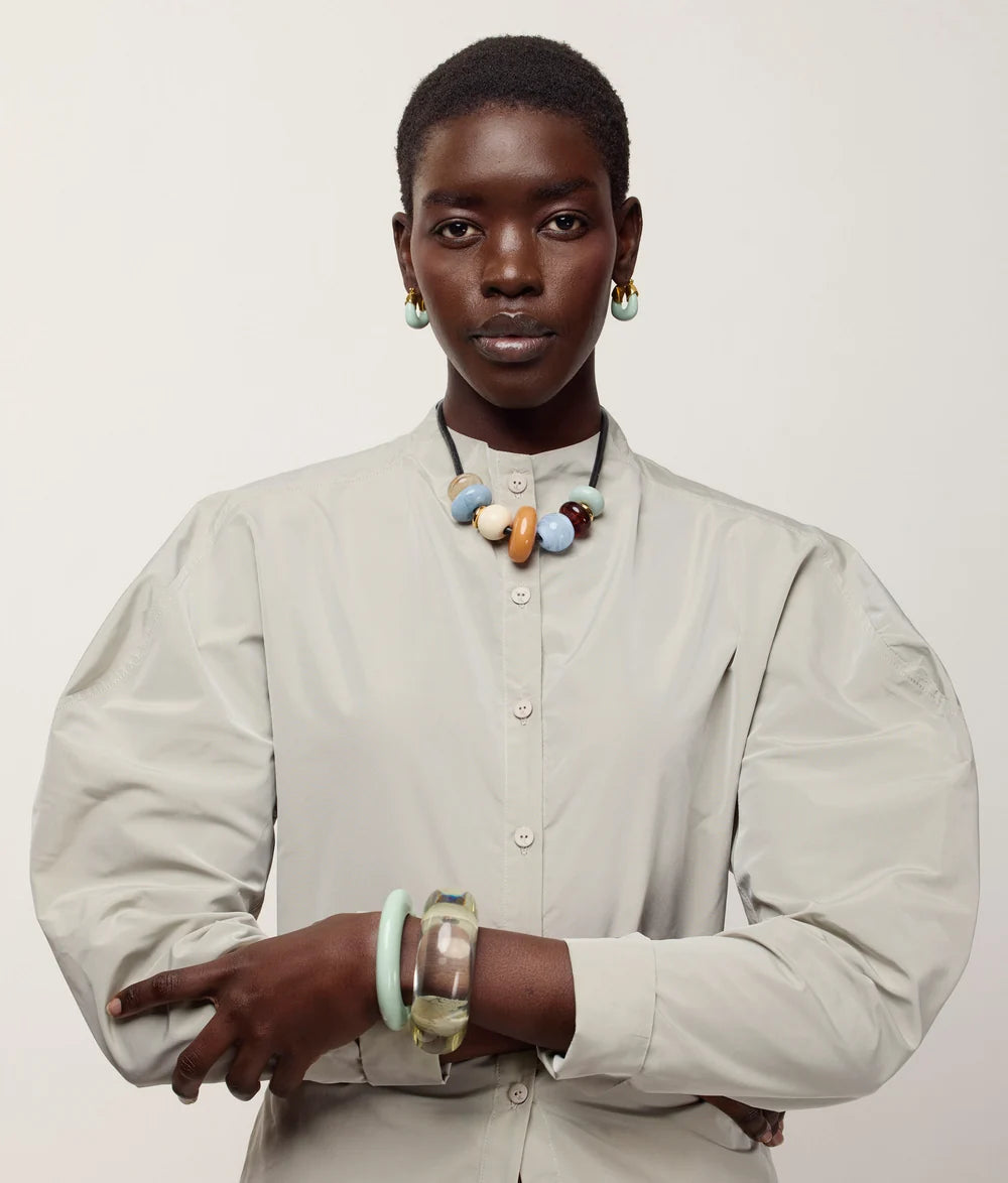 Lizzie Fortunato Piedra Necklace in Clay