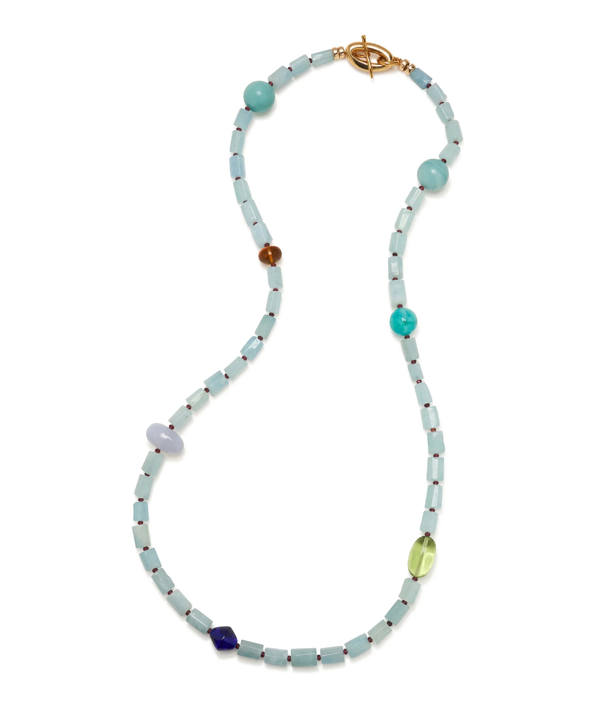 Lizzie Fortunato Circo Necklace in Blue Mist