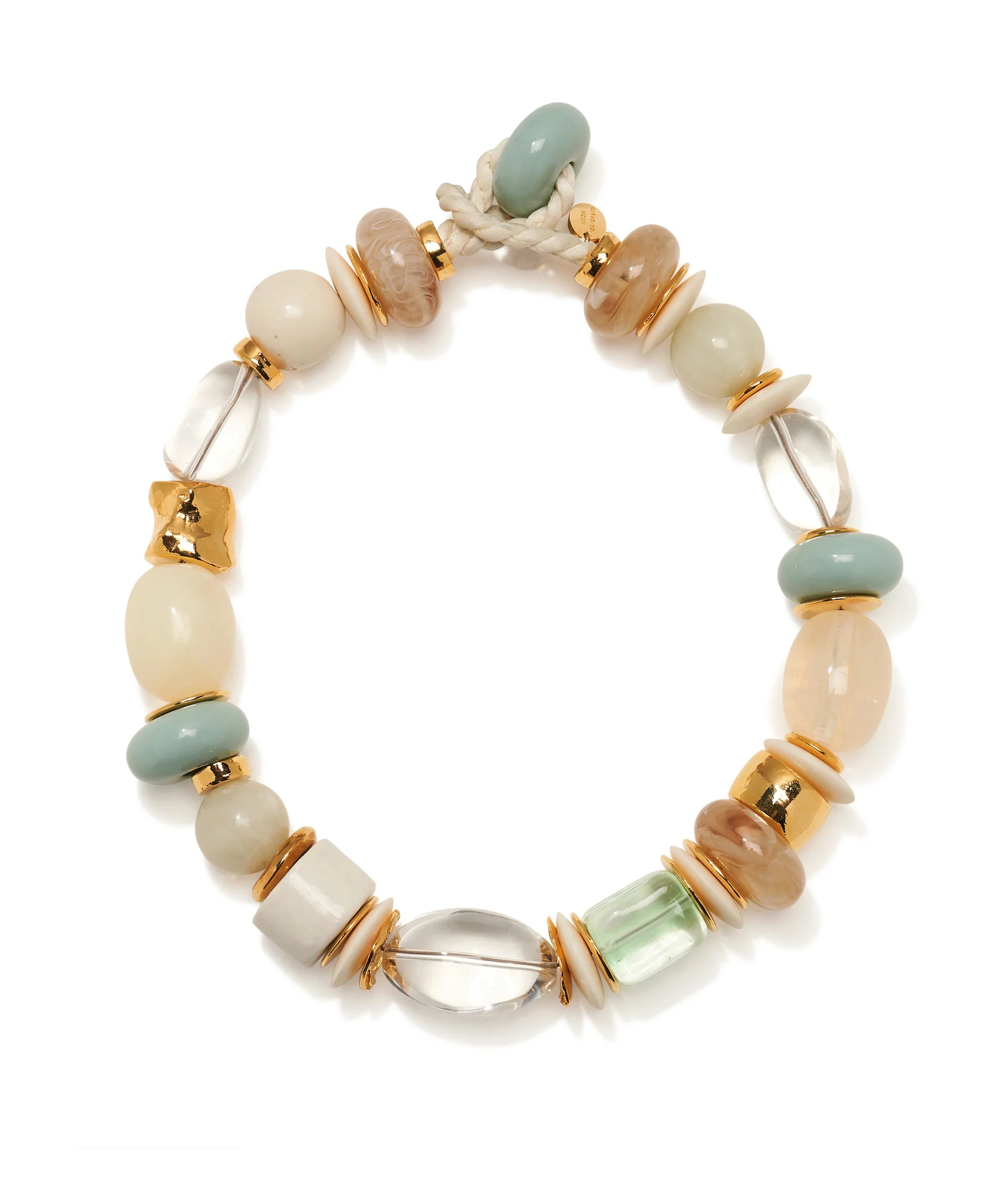 Lizzie Fortunato Monument Collar in Sea Glass