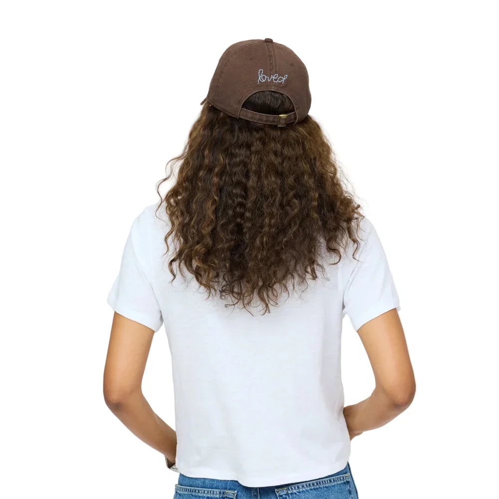 Kerri Rosenthal Imperfect Heart Hat | Cocoa-Chambray