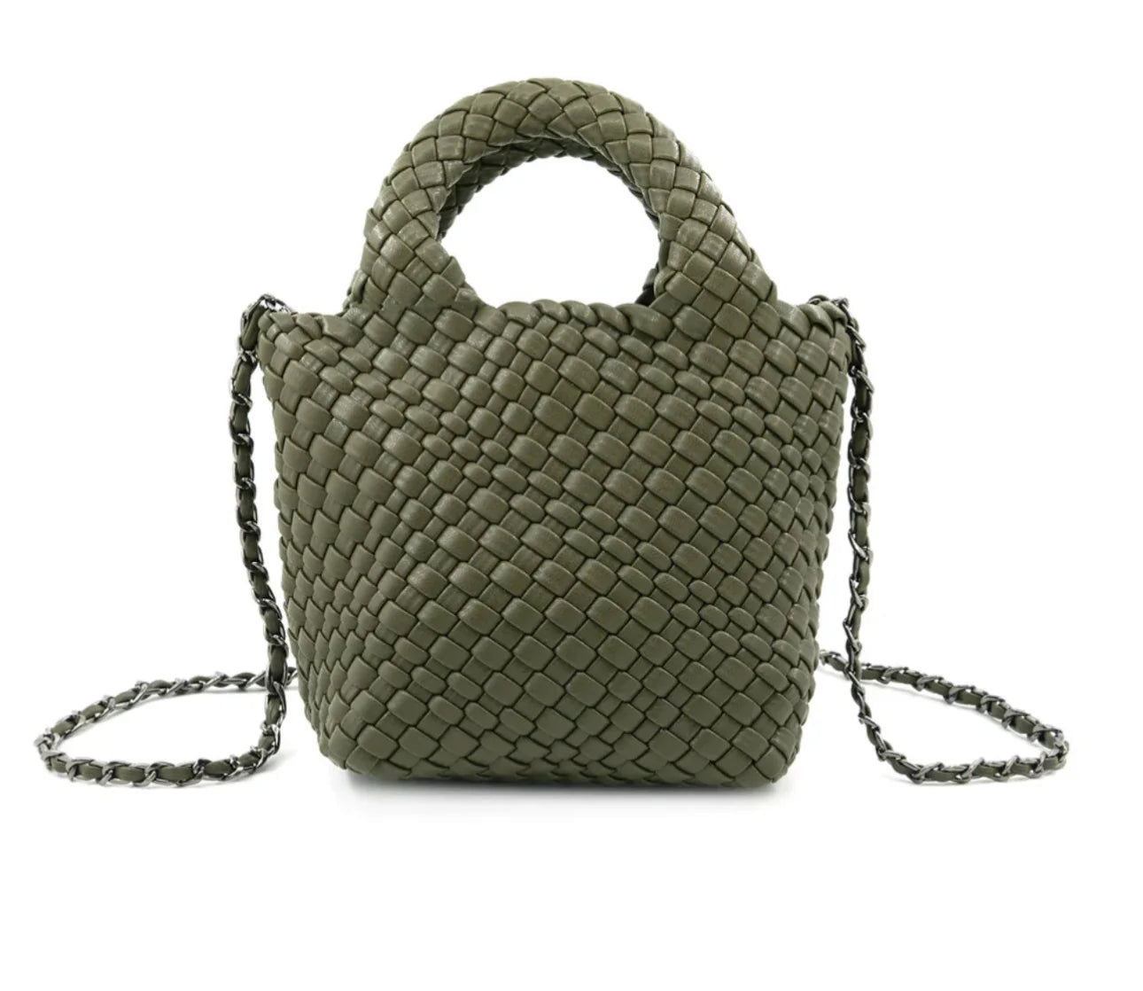 Woven Mini Tote - (multiple colors)