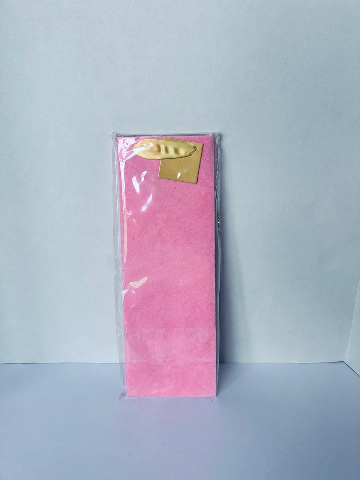 Velvet Flocked Wine Bag - Ten Colors