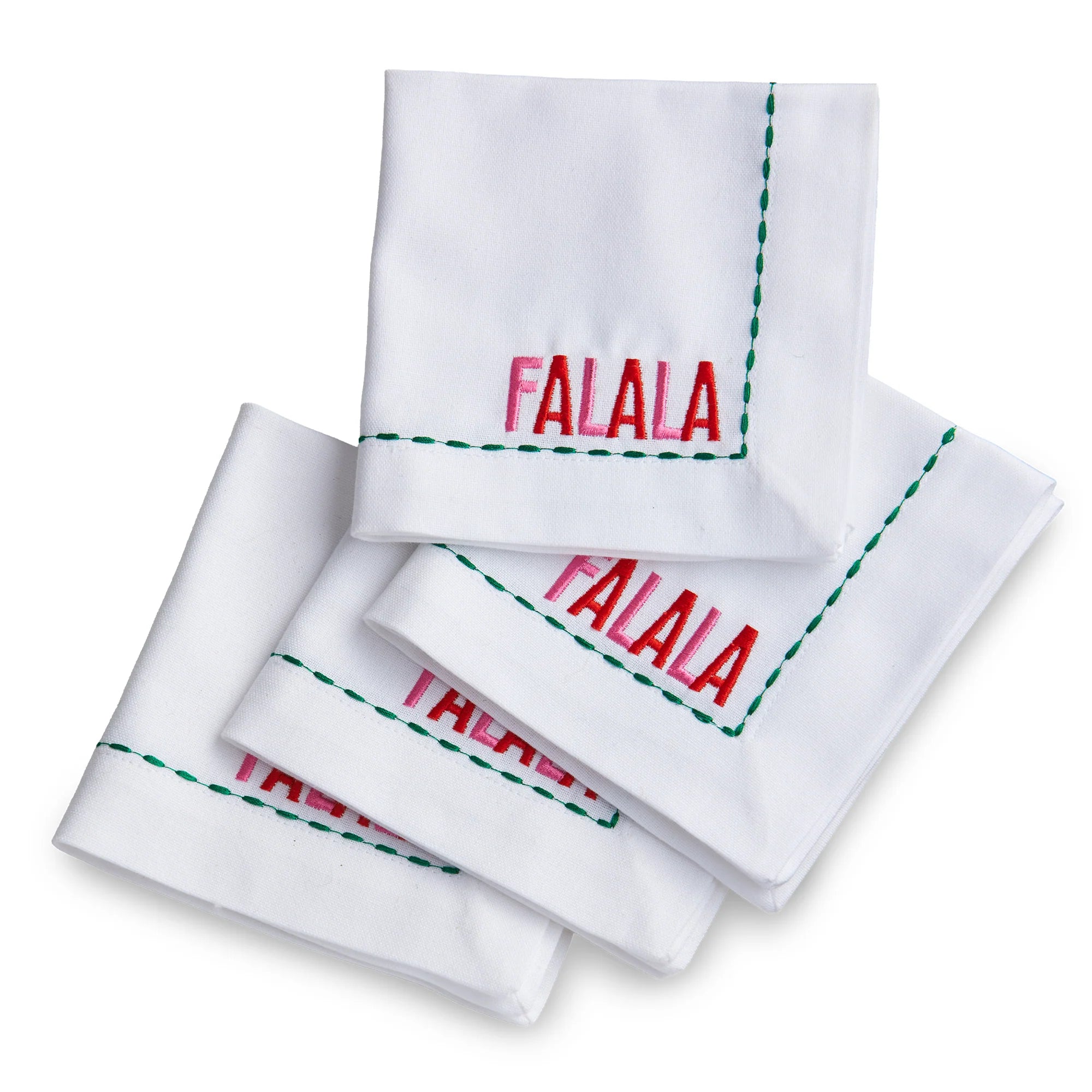Falala Cocktail Napkin Set/4