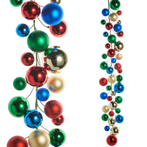 4' Multicolor Ball Garland