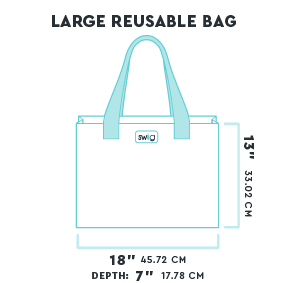 Teacher Life Reusable Gift Bag - Large and Small