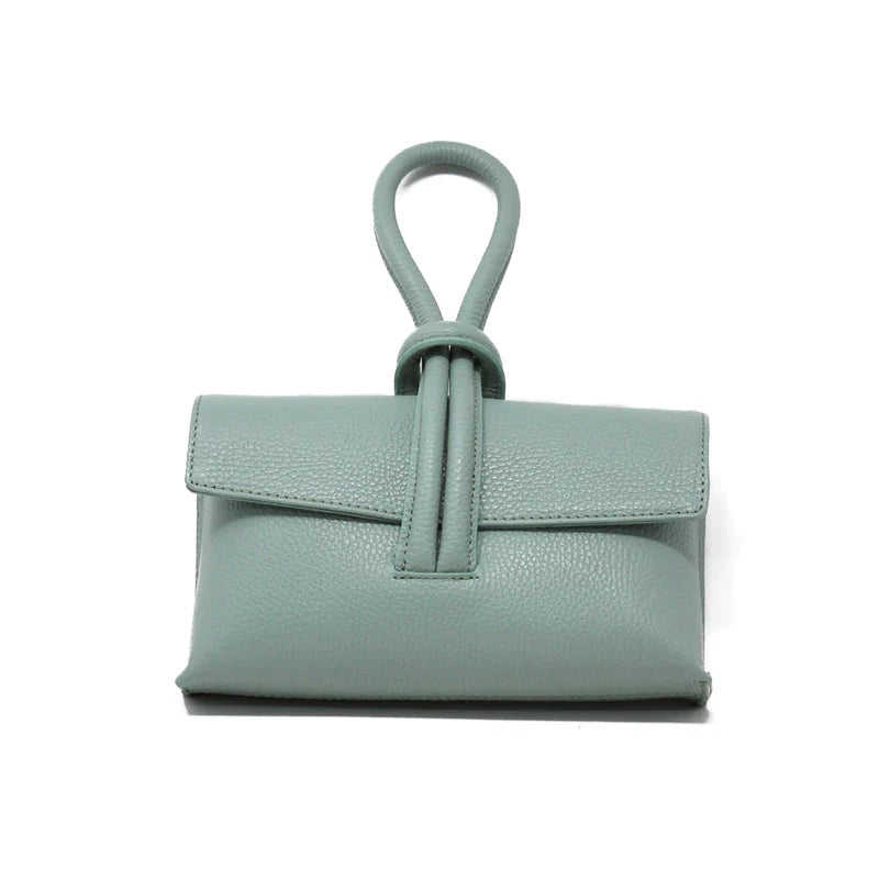 Wristlet Leather Bag - (six colors)