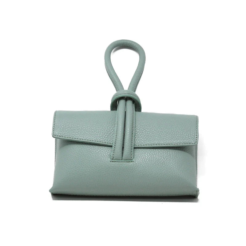 Wristlet Leather Bag - (three colors)