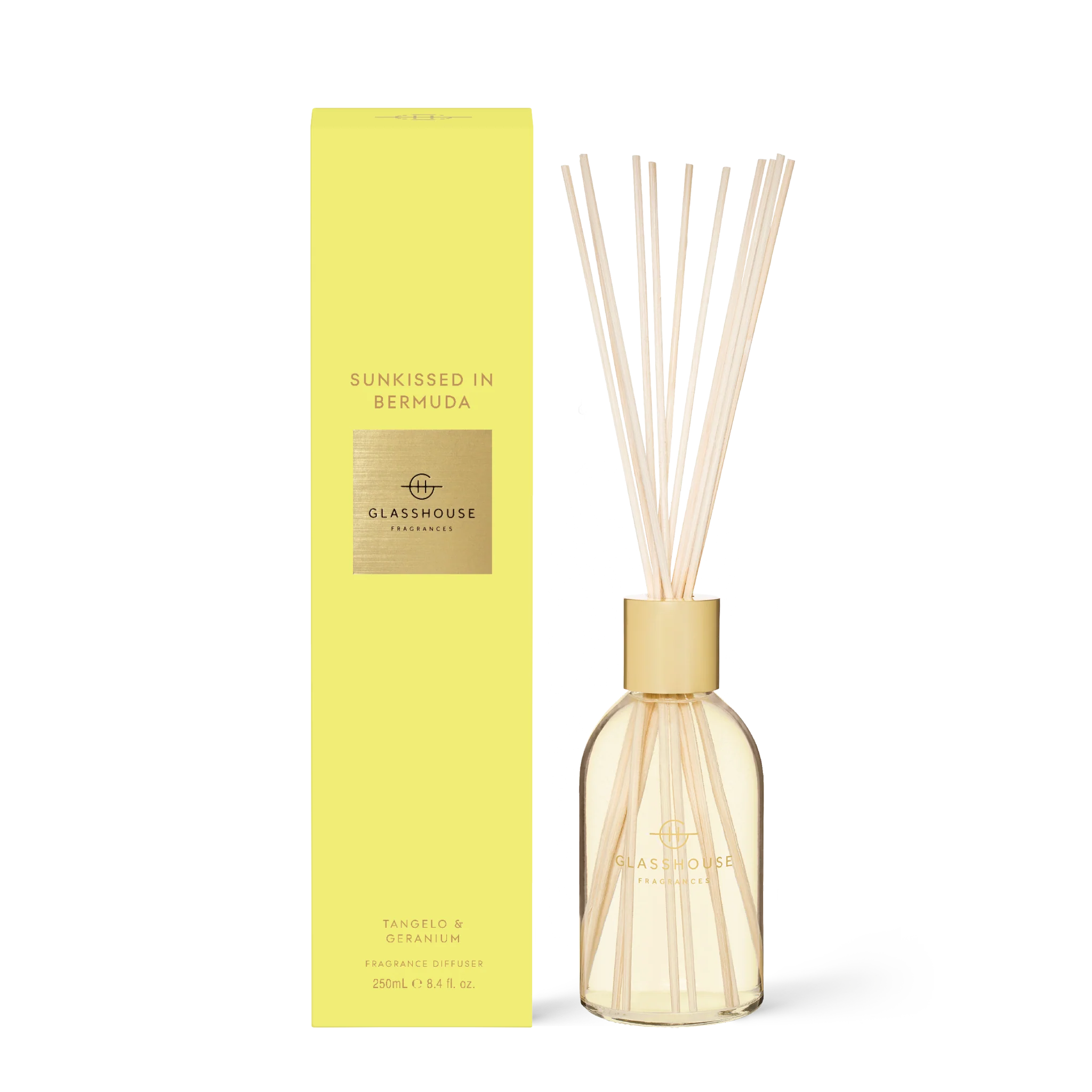 Glasshouse Fragrance 8.4 oz Diffuser - Sunkissed in Bermuda