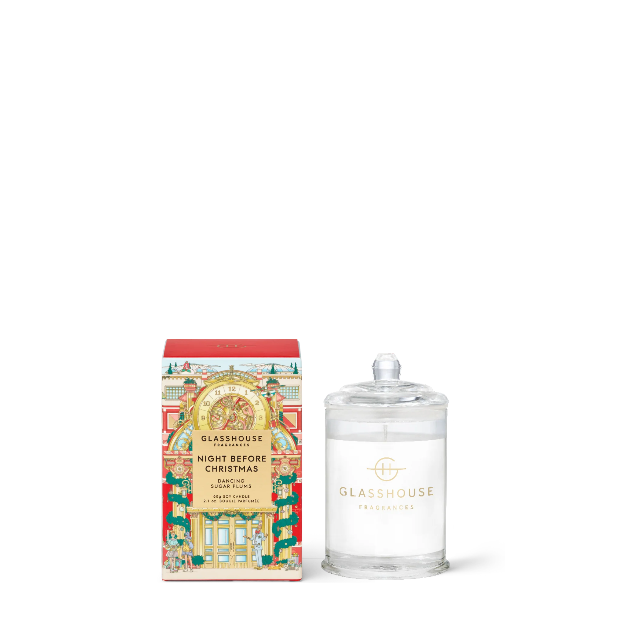 Glasshouse Night Before Christmas 2.1 oz Candle