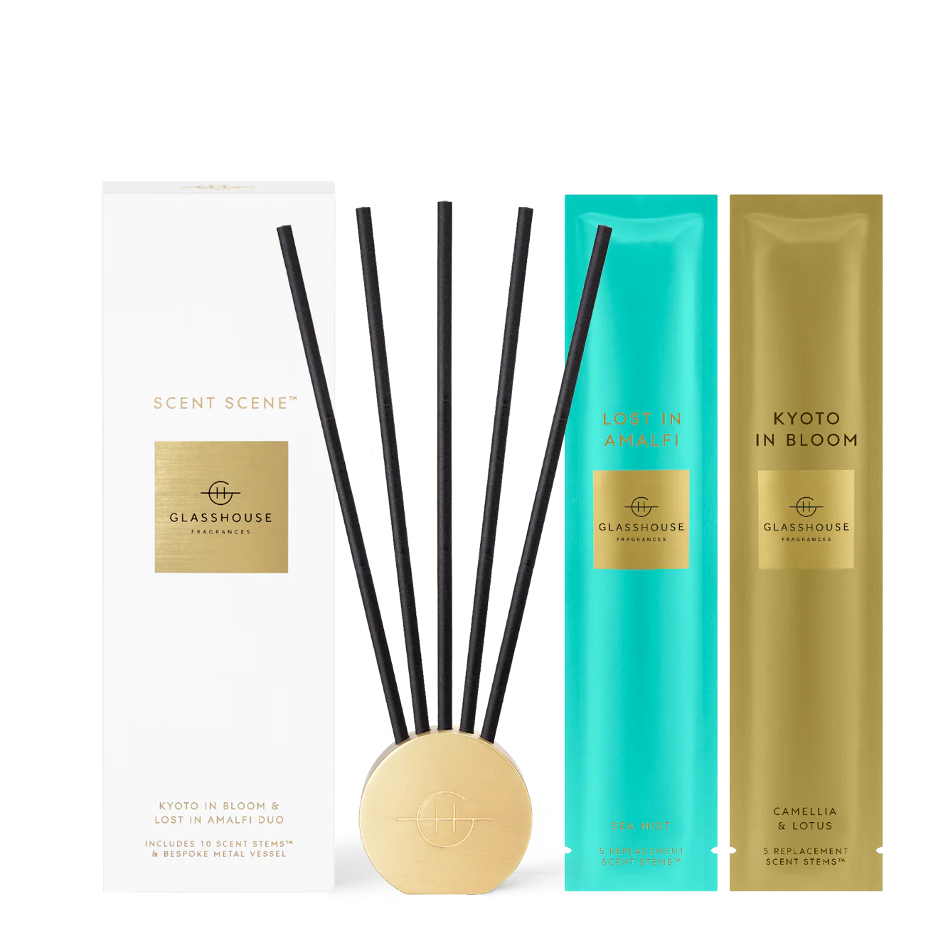 Glasshouse Scent Duo - Lost in Amalfi & Kyoto in Bloom