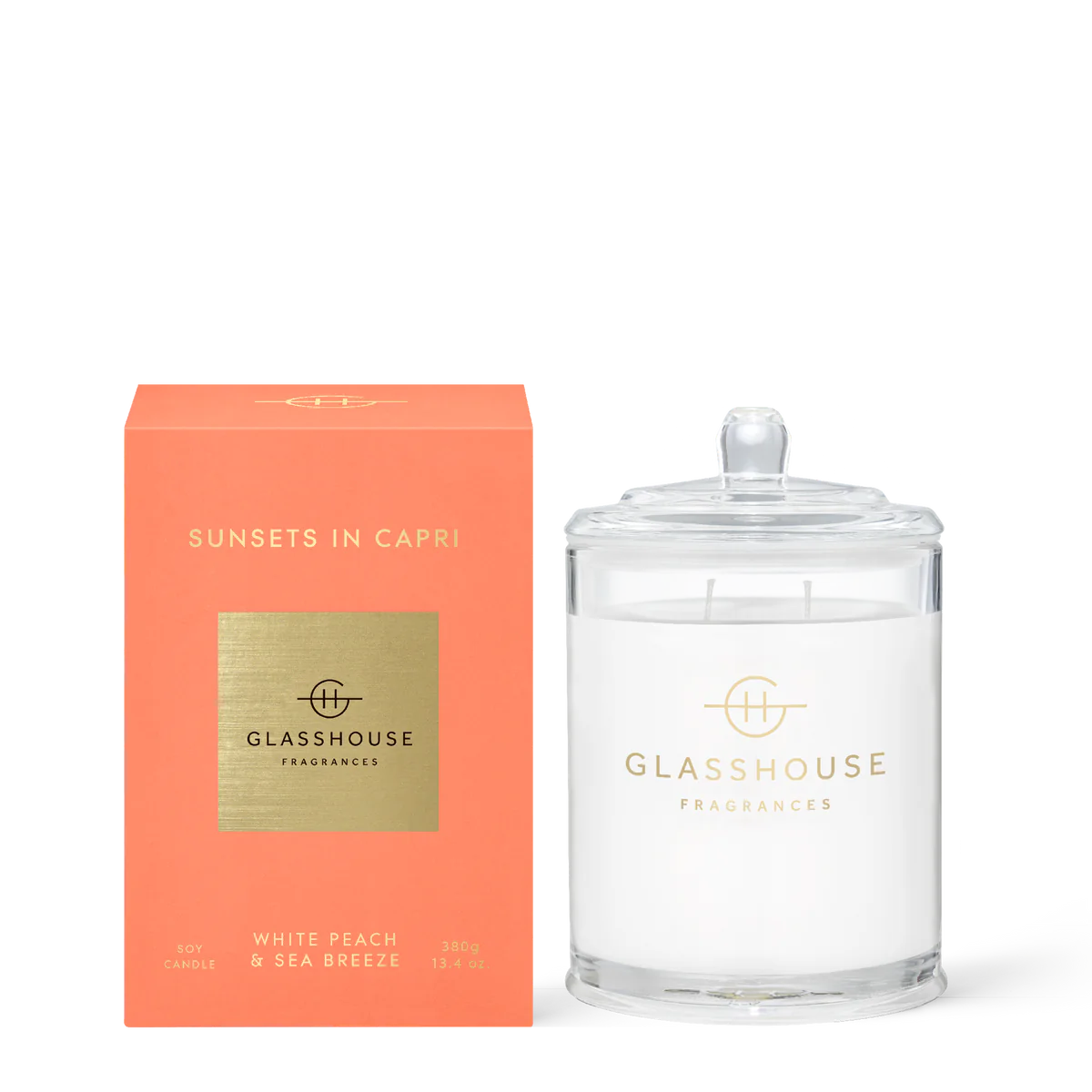 Glasshouse Fragrance 13.4oz Candle - Sunsets in Capri