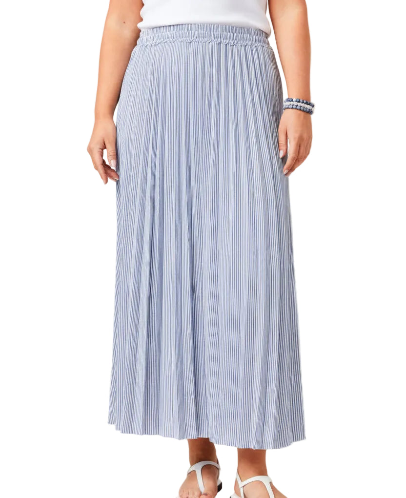 Godiva Pleated Maxi Skirt