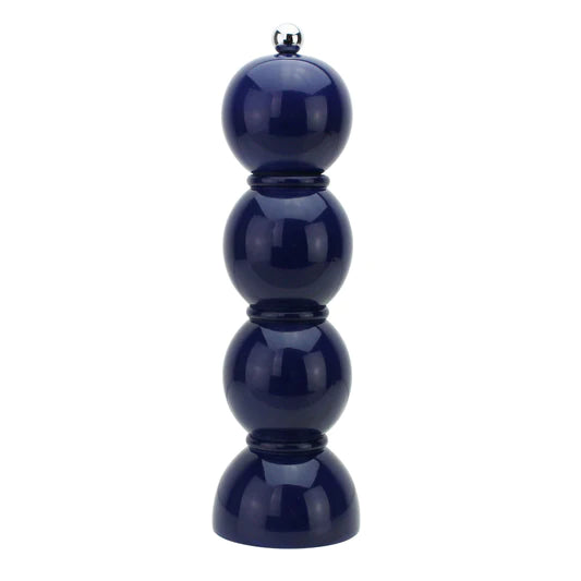 Lacquer Bobbin Salt or Pepper Mill Grinder - (eight colors)