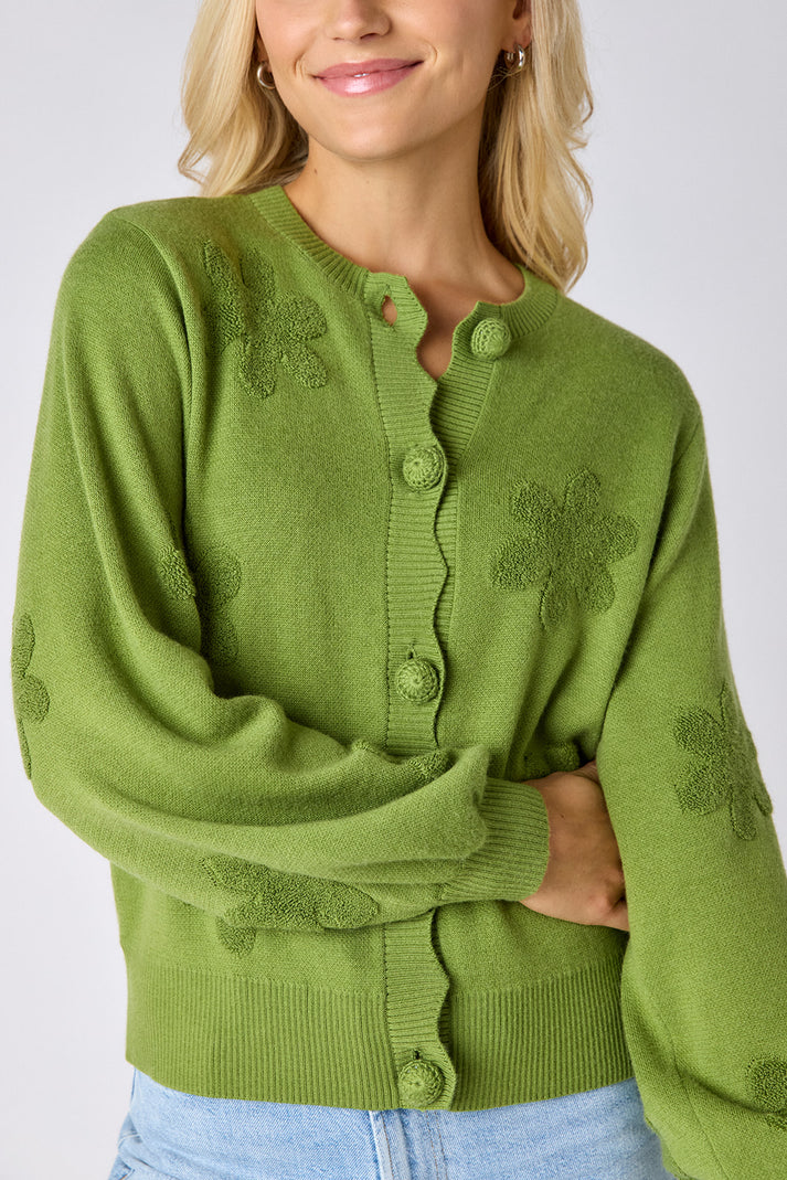 Crosby Colson Cardigan - Grass