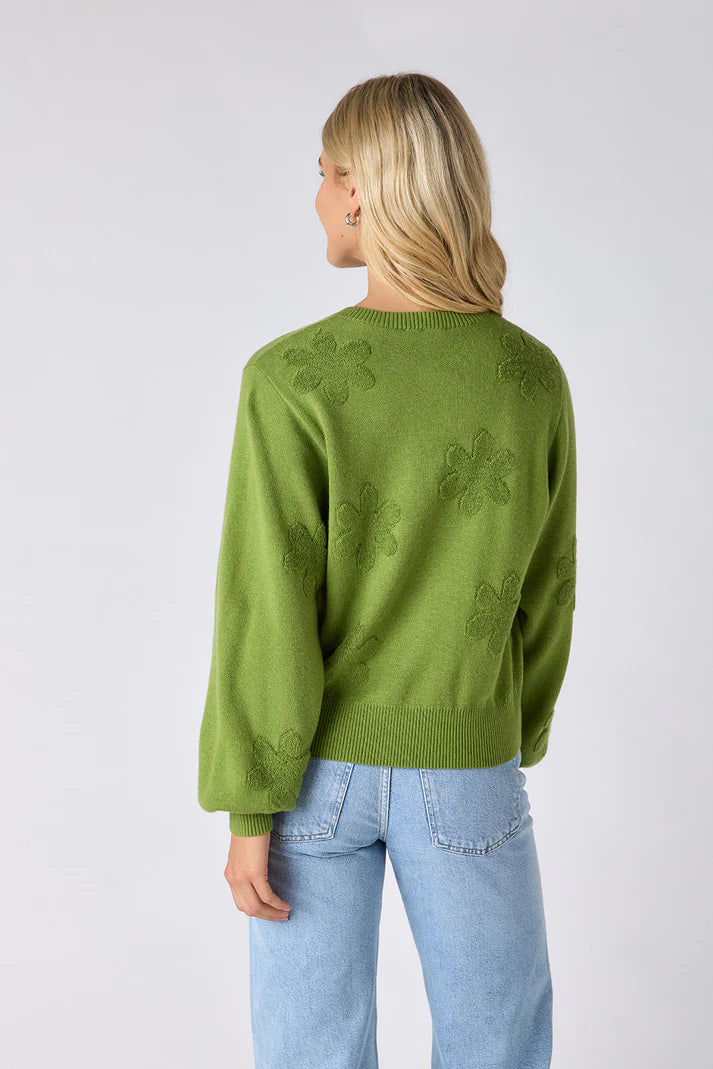 Crosby Colson Cardigan - Grass