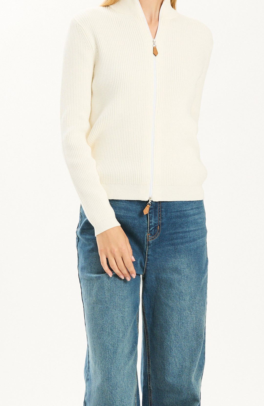Tyler Boe Chatham Rib Cardigan | Ivory