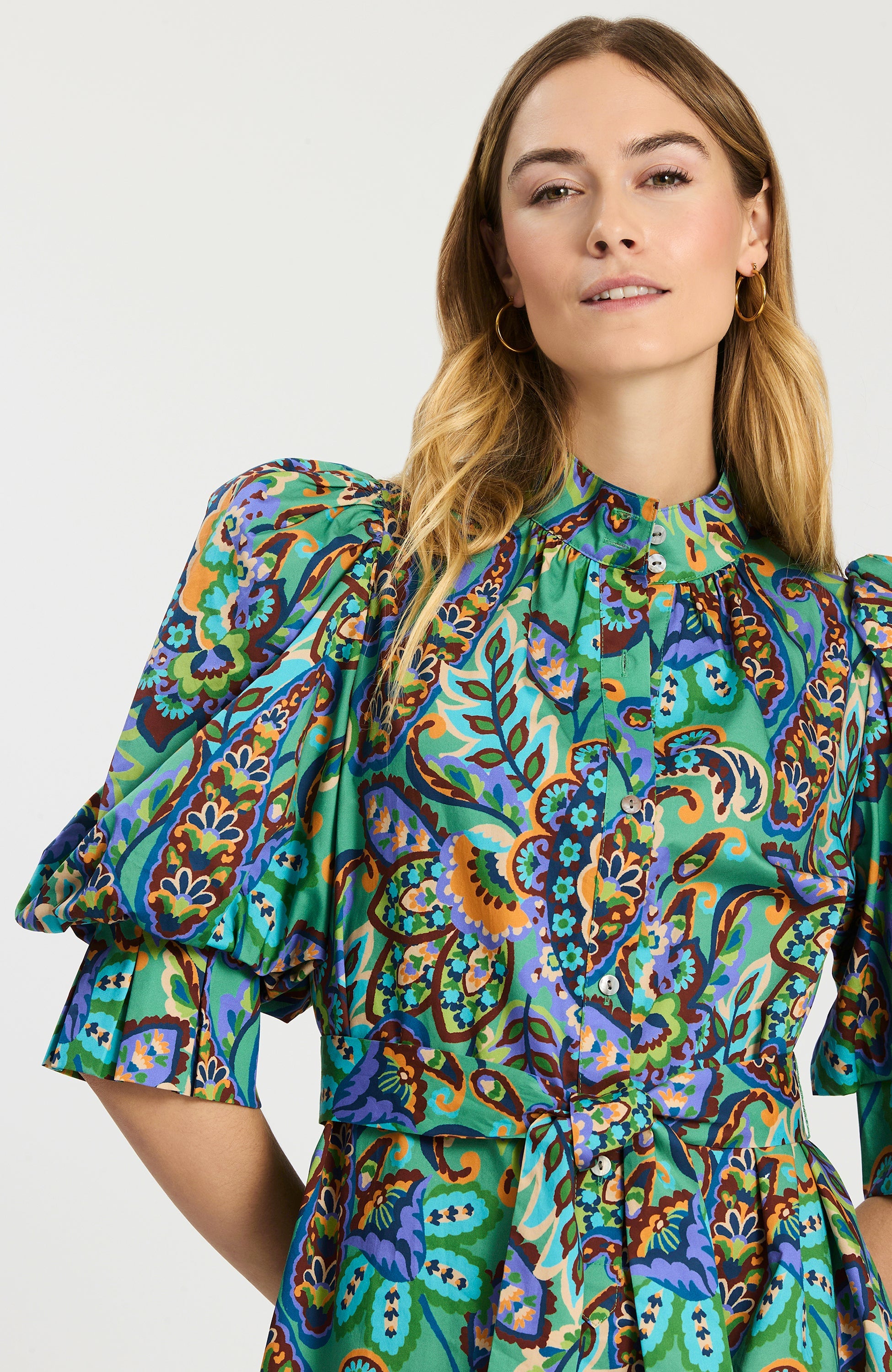 Tyler Boe Fiesta Paisley Lydia Dress