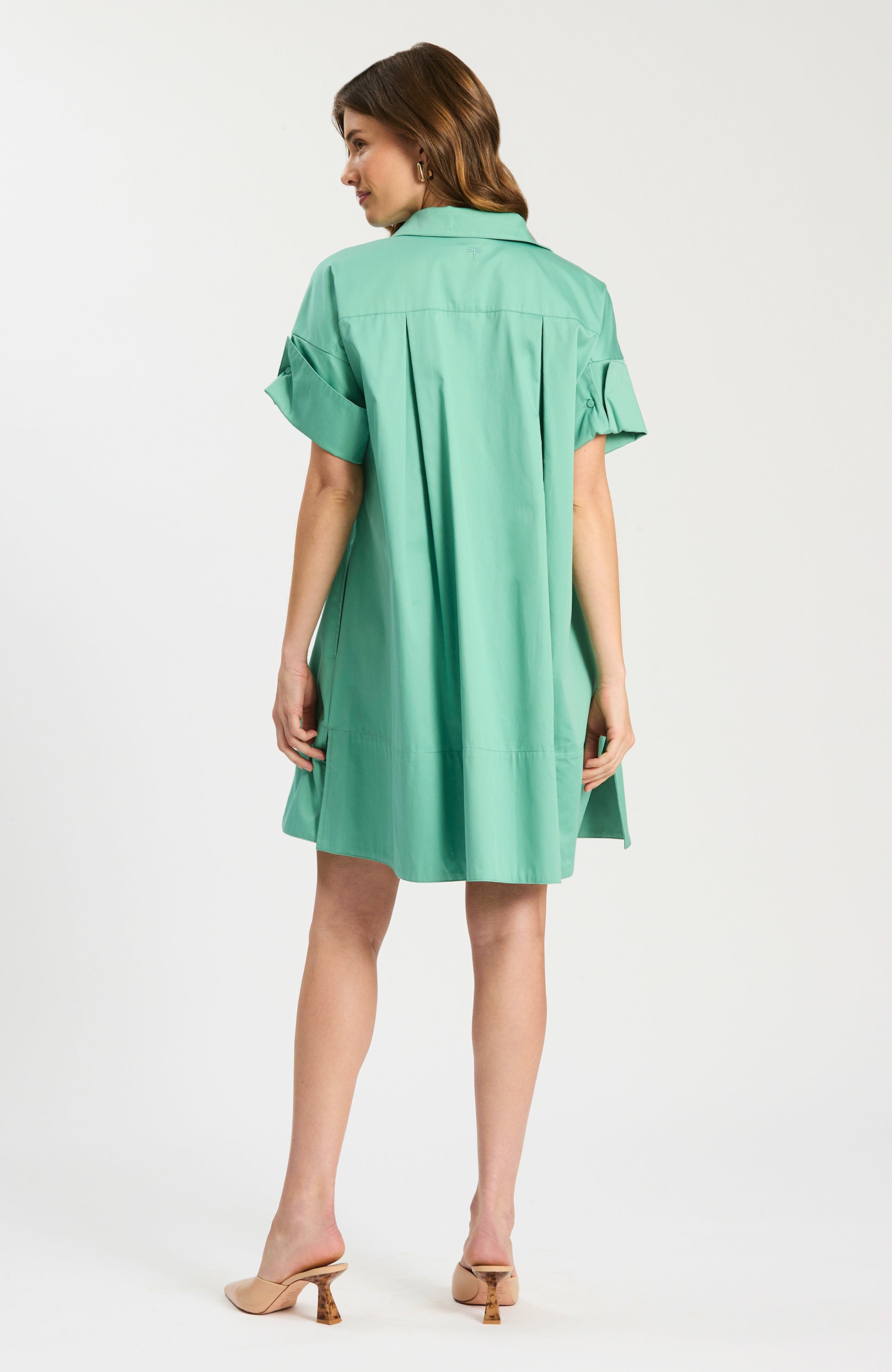 Tyler Boe Creme de Menthe Addie Dress