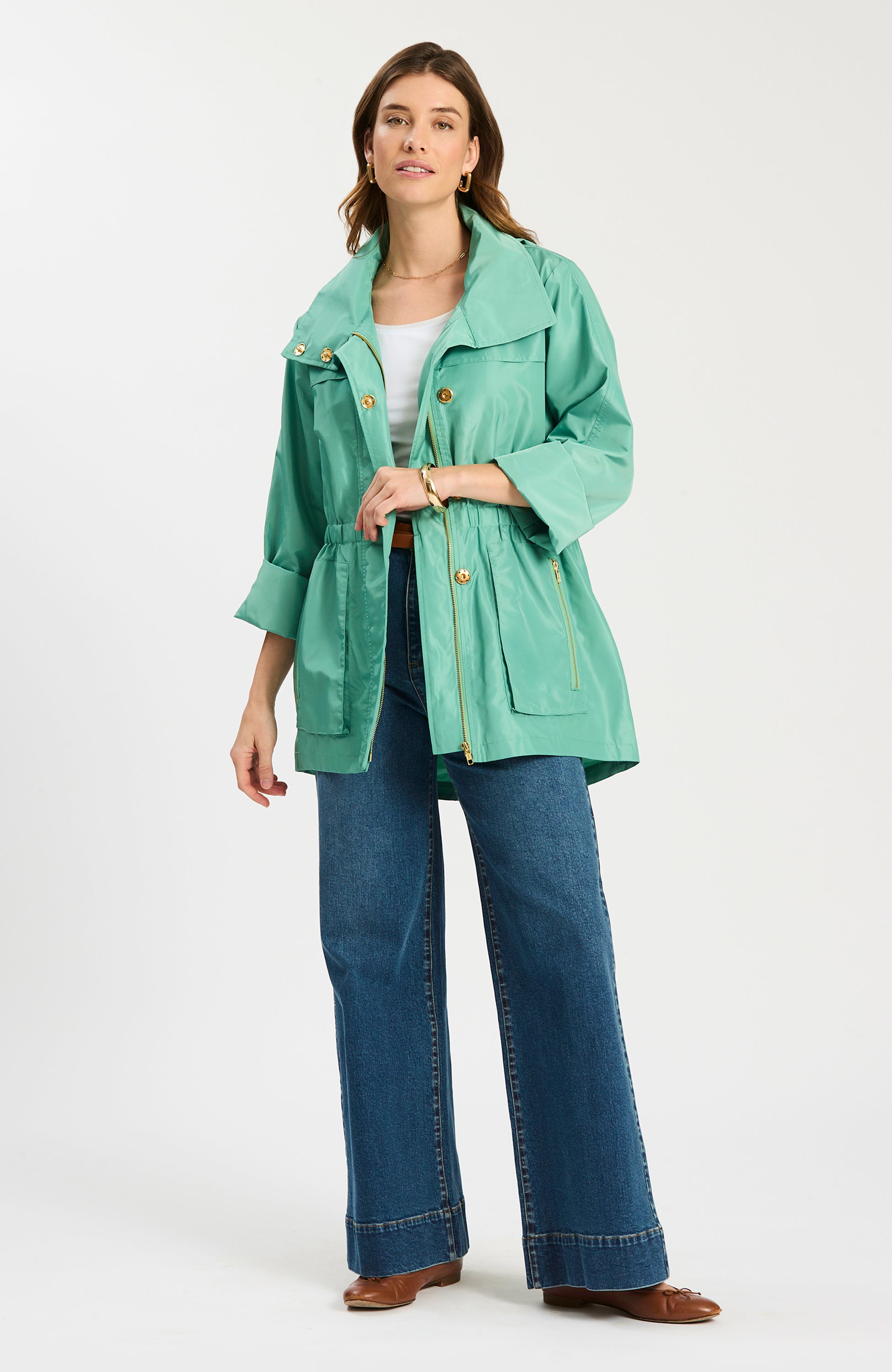 Tyler Boe Newport Rainslicker - Creme de Menthe