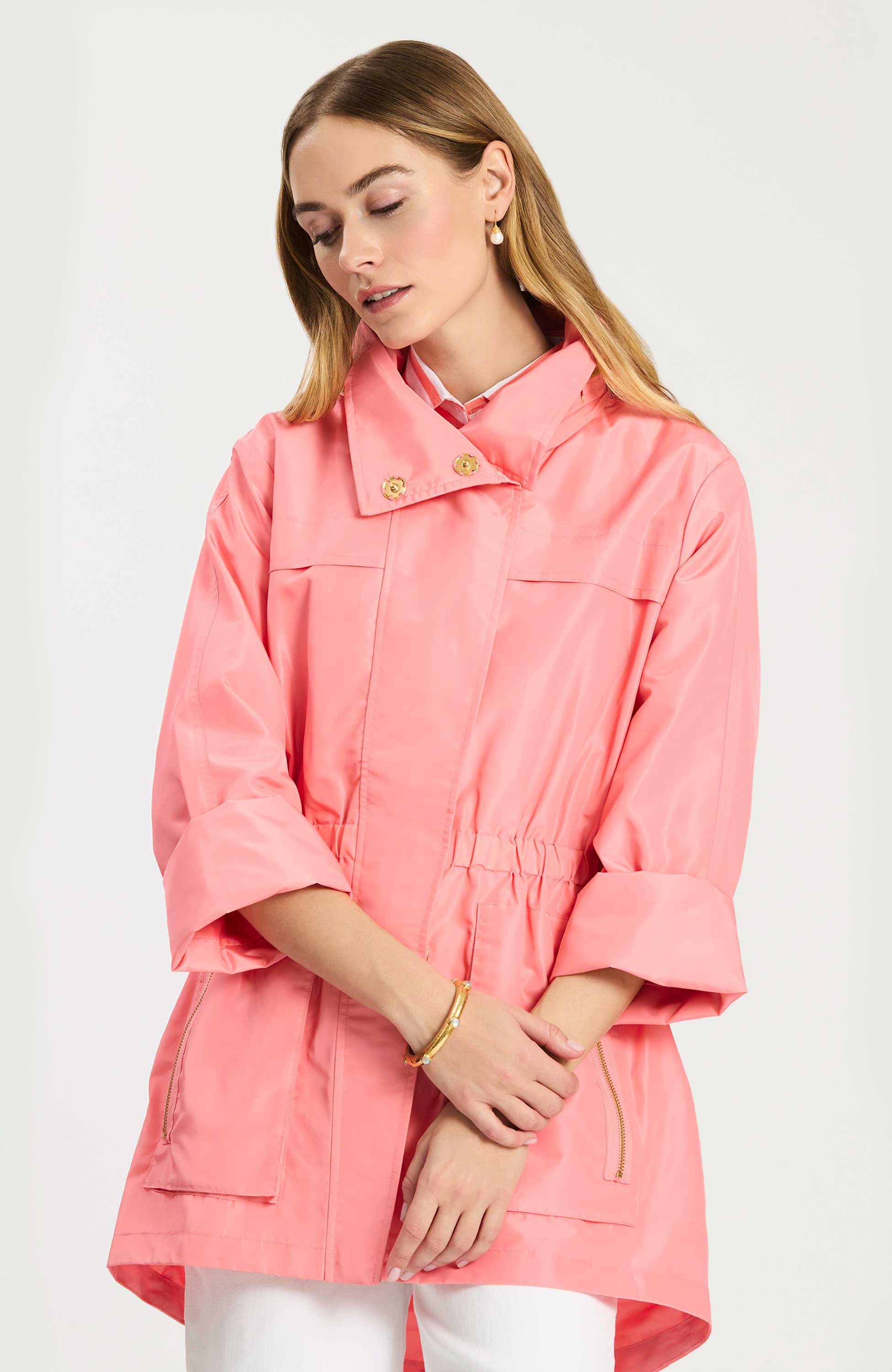 Tyler Boe Newport Rainslicker  - Shell Pink
