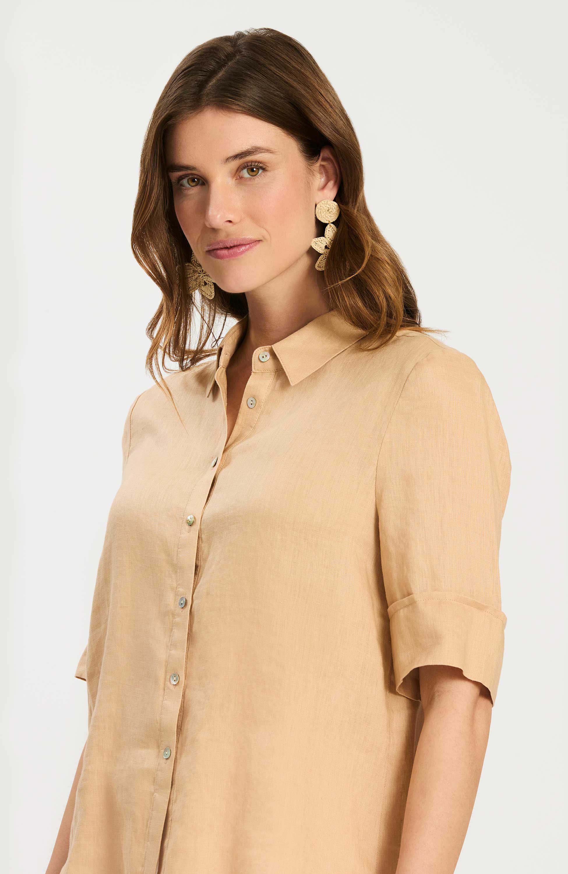 Tyler Boe Tommy Shirt - Hazelnut