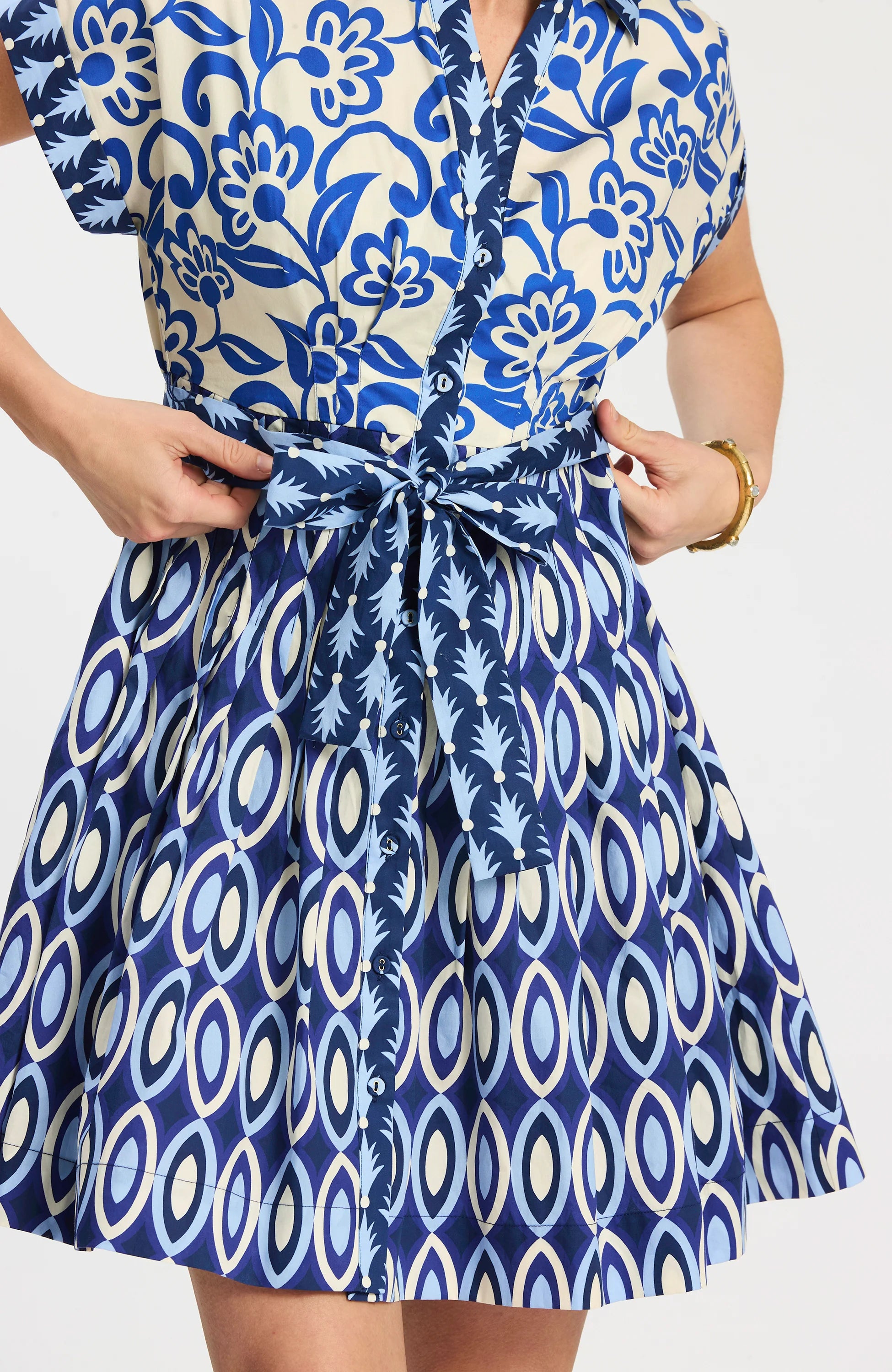 Tyler Boe Patched Graphics Hailey Dress