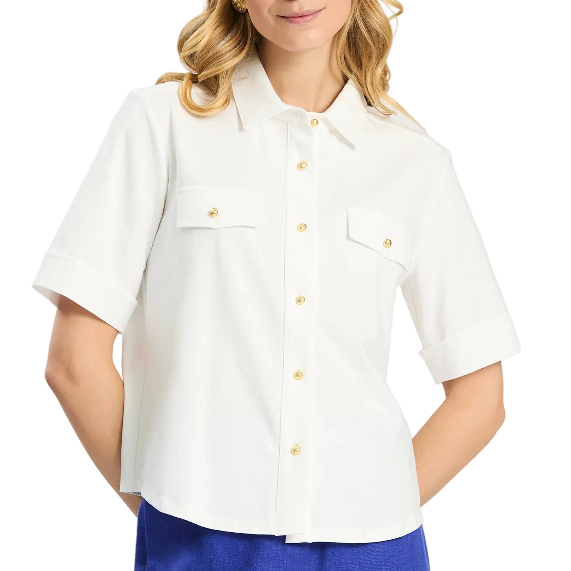 Tyler Boe Classic Club Shirt - Ceramic and White