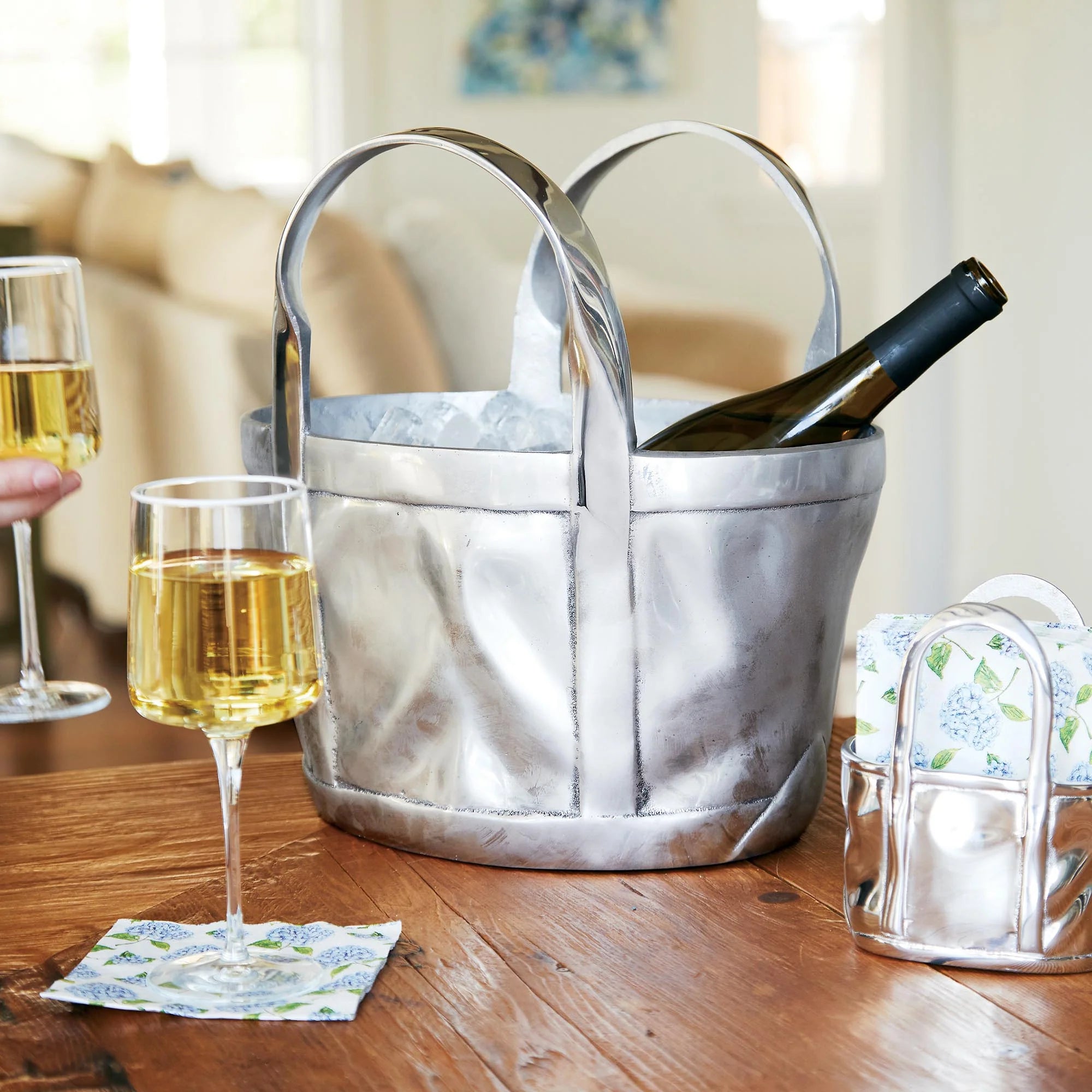 Mariposa Tote Bag Wine Bucket