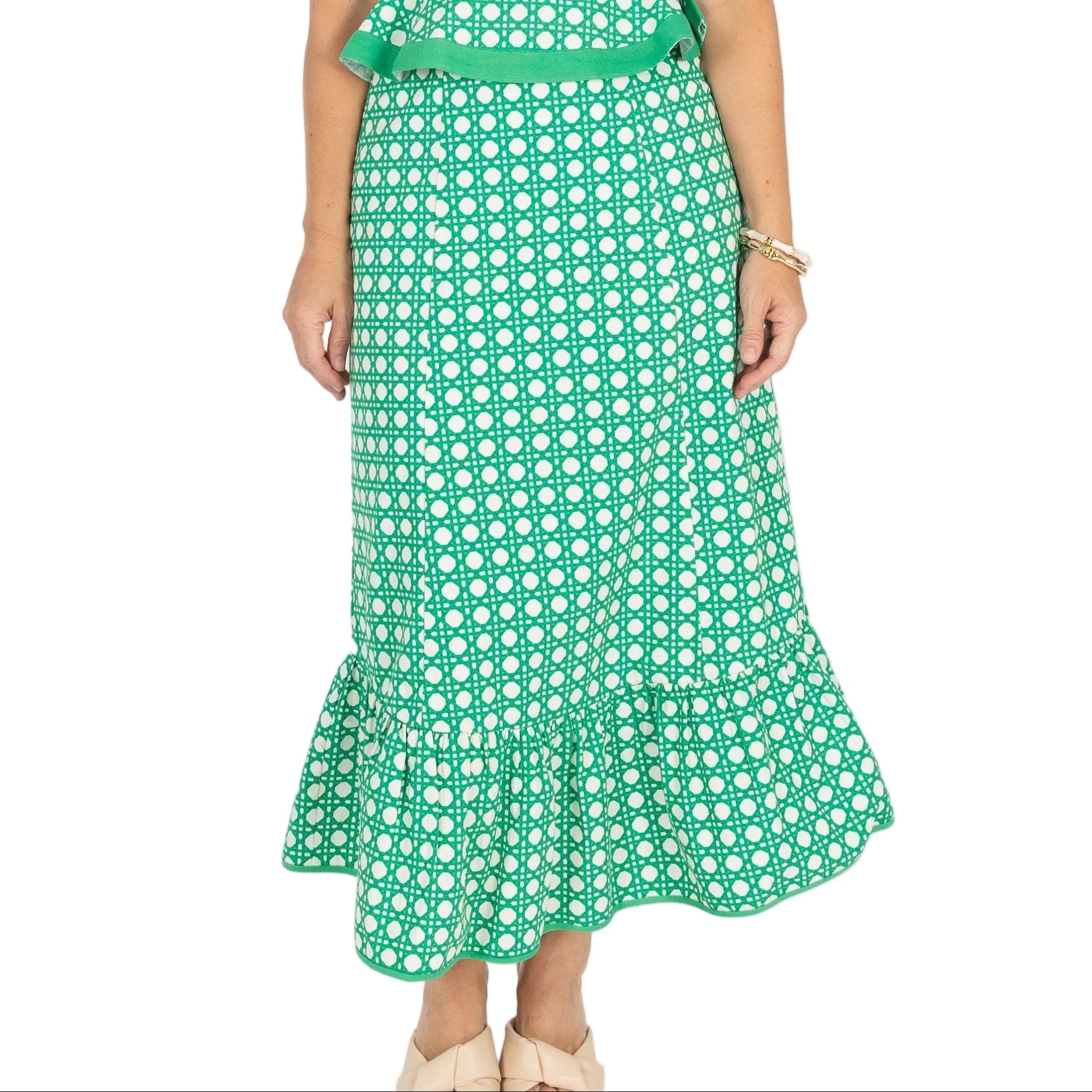 GARLAND Addie Skirt - Green Cane