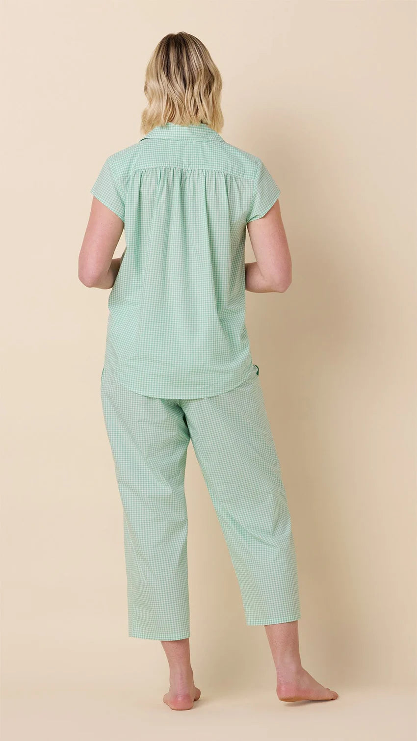 Cat's Pajamas Classic Gingham Luxe-Green
