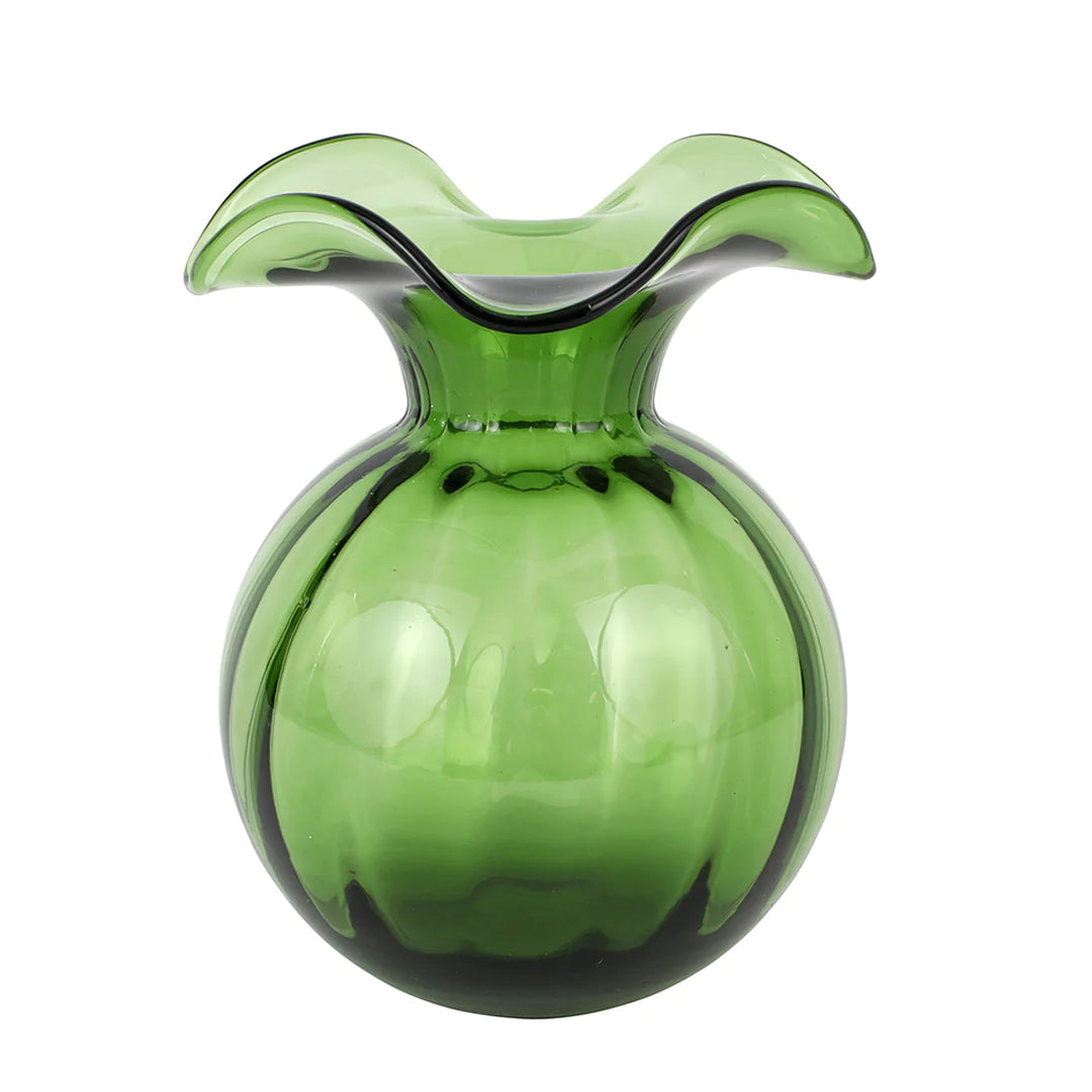 Vietri Medium Fluted Hibiscus Vase - (eight colorways)