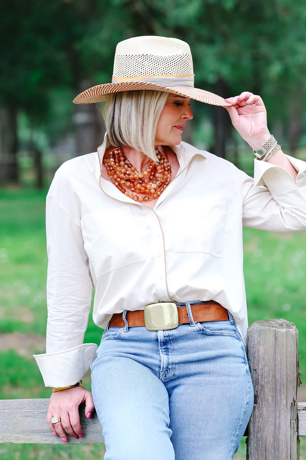 Heidi Houston The Piper Shirt - Oak